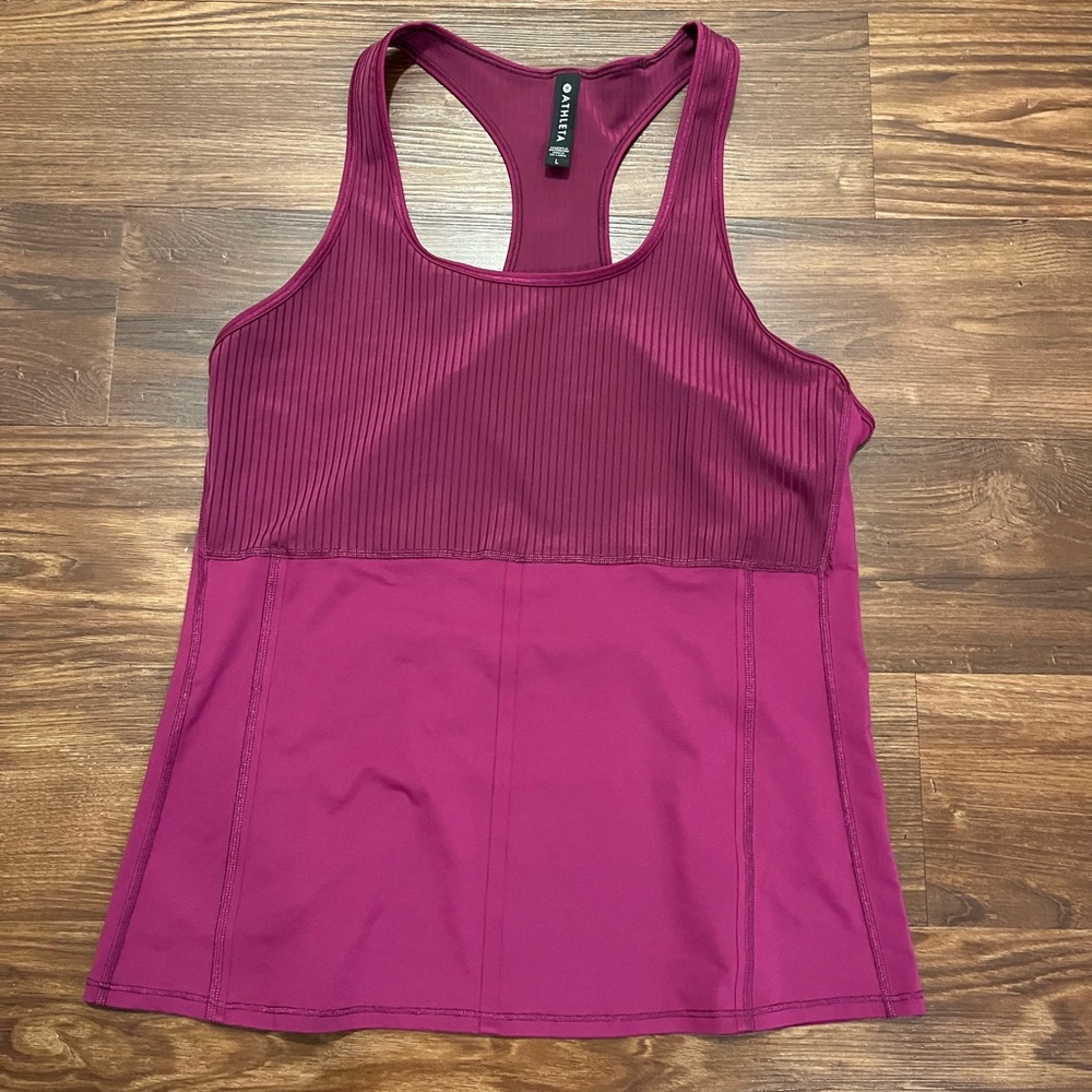 NWOT ATHLETA Vitality Rib Tank Size L